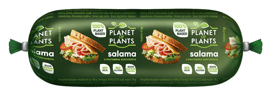 planet of plants salama 100 % plant-based proizvod