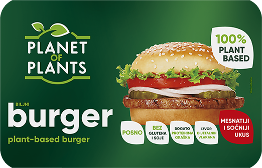 planet of plants burger proizvod